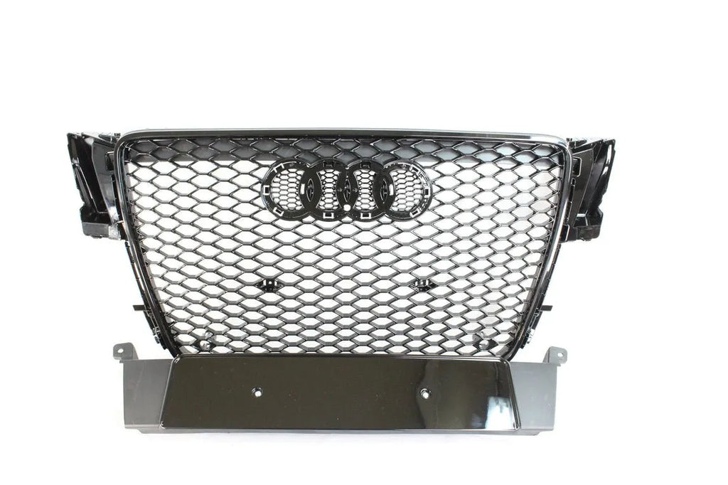 AUDI A5 S5 B8 2008-2012 ALL BLACK HONEYCOMB GRILLE