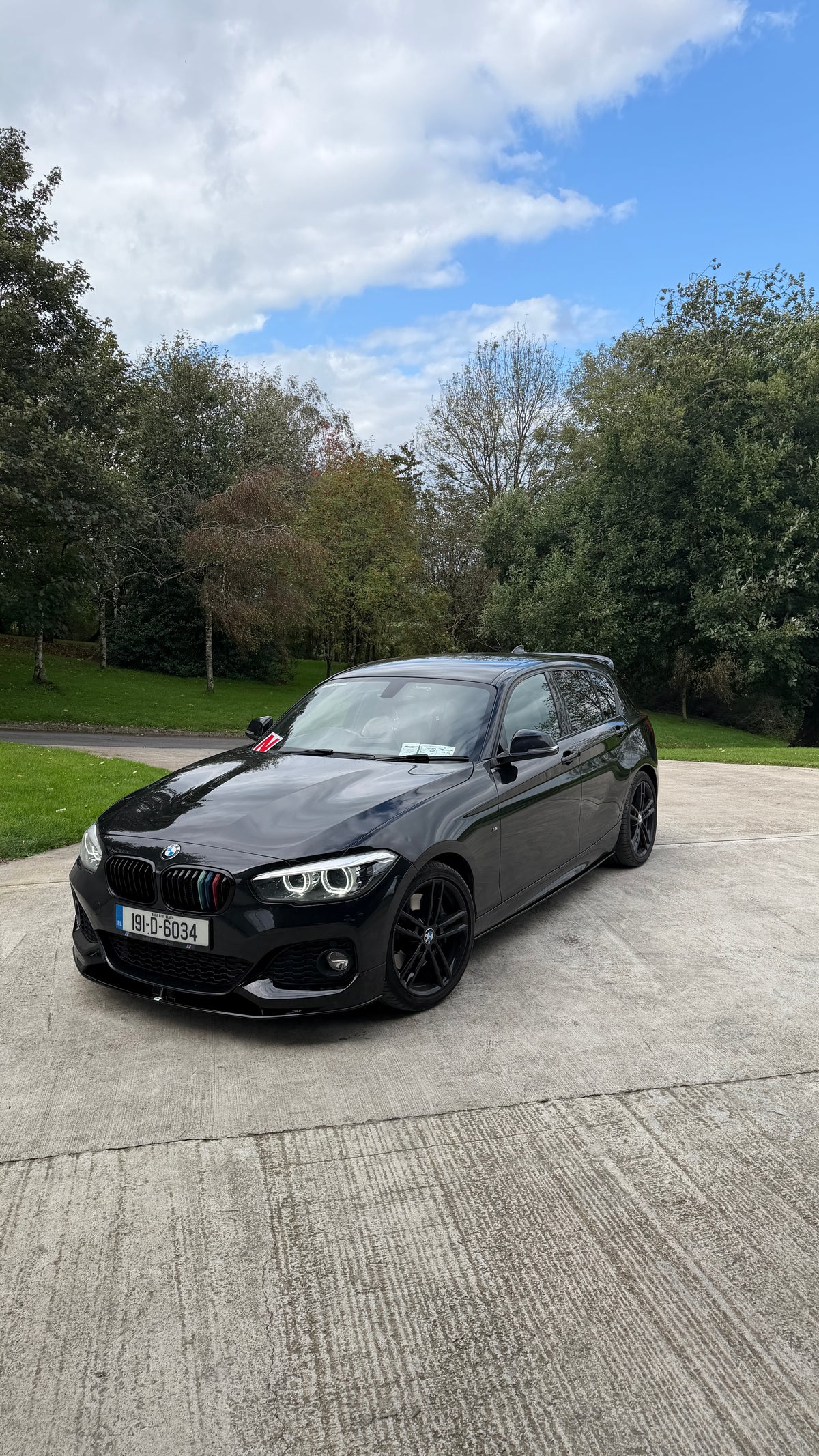 Full Aero Body Kit Diffuser 00____ In Gloss Black For BMW 1 Series LCI M Sport F20 F21 2015-2019