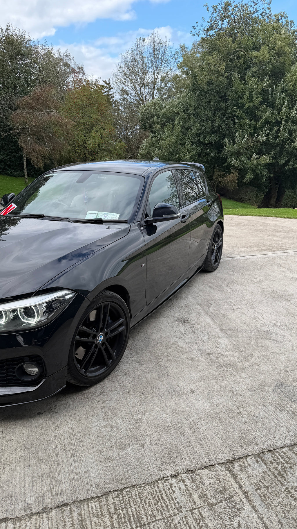 Full Aero Body Kit Diffuser 00____ In Gloss Black For BMW 1 Series LCI M Sport F20 F21 2015-2019