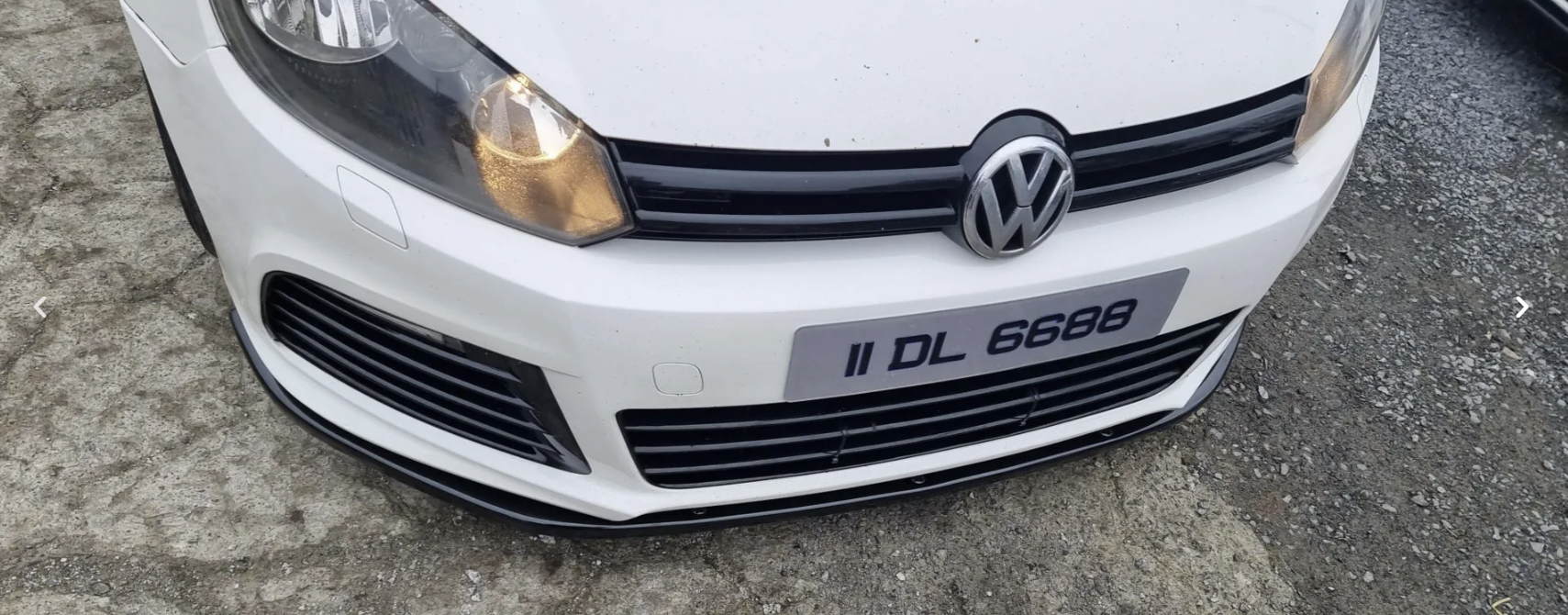 VW GOLF MK6 R20 BUMPER FRONT SPLITTER