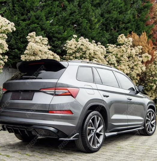 Complete Body Kit in Gloss Black For Skoda Kodiaq Sportline Mk1 Facelift 2021-2023