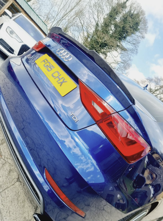 Audi 'RS3 Look' A3 S3 RS3 8V Saloon Gloss Black M4 Style Boot Spoiler 2013-2020