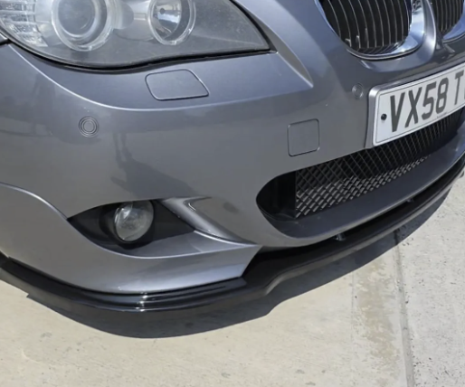 BMW E60 Front Splitter GLOSS BLACK