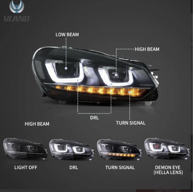 Mk6 Golf Vland Dynamic Headlights