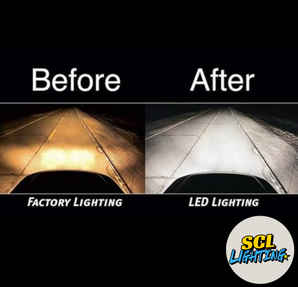 SCL Led Headlight Bulb (Brightest Lights Available In Ireland)